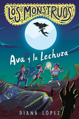 Paperback of Los Monstruos: Ava and the Owl-Witch by Vintage Espanol, featuring colorful cartoon monsters on the cover.