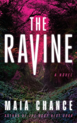 Paperback of "The Ravine" by Thomas & Mercer featuring a dark, moody cover with a forest scene.