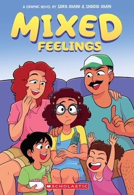 Paperback of Mixed Feelings: A Graphic Novel, Volume 1 by Graphix, featuring colorful illustrated cover art.