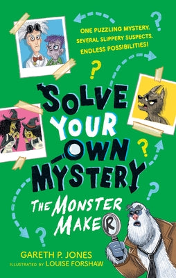 Paperback of Solve Your Own Mystery: The Monster Maker by Penguin Workshop featuring colorful spooky monster illustrations.