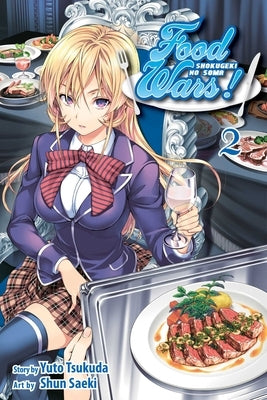 Paperback of Food Wars! Shokugeki No Soma, Vol. 2 by Viz Media, featuring colorful cover art with characters and title text.