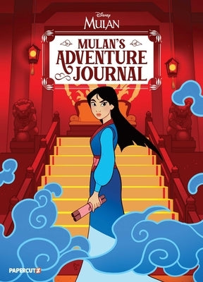 Paperback Disney Mulan adventure journal by Papercutz featuring a colorful cover with Mulan and related imagery.