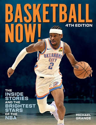 Paperback book titled "Basketball Now!" by Firefly Books featuring NBA inside stories and star profiles on the cover.