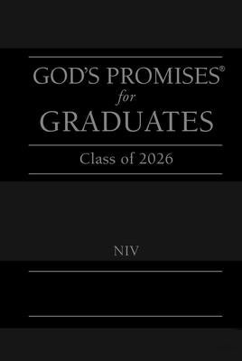 Imitation leather Bible titled "God's Promises for Graduates: Class of 2026" in black with NIV translation, by Thomas Nelson.