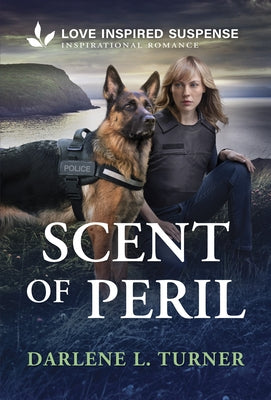 Mass market paperback of "Scent of Peril" by Love Inspired Suspense featuring a suspenseful book cover with dark and mysterious imagery.