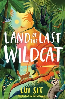 Paperback of "Land of the Last Wildcat" by MacMillan Children's Books, featuring a colorful cover illustration.