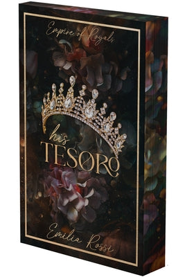 Paperback of His Tesoro: A Mafia Romance by Podium Publishing, featuring the book cover with dramatic artwork and title text.