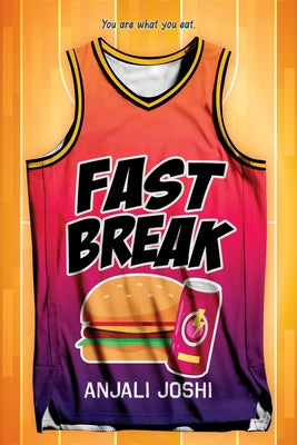 Paperback of "Fast Break" by Orca Book Publishers, showing the book cover with dynamic sports-themed artwork.
