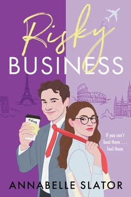 Paperback of Risky Business novel by Avon Books, featuring a cover image of a man in a suit and a cityscape background.