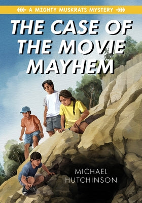 Paperback book titled "The Case of the Movie Mayhem" by Second Story Press, featuring colorful cover art.