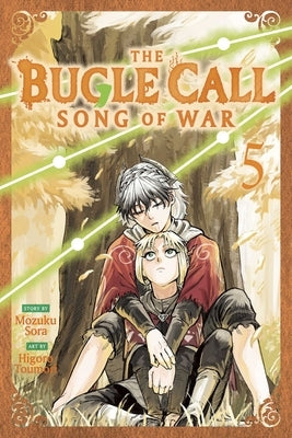 Paperback of The Bugle Call: Song of War, Vol. 5 by Viz Media, featuring cover art with military-themed illustrations.