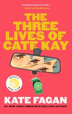Paperback of "The Three Lives of Cate Kay" novel by Reese's Book Club, published by Atria Books, featuring a colorful cover.