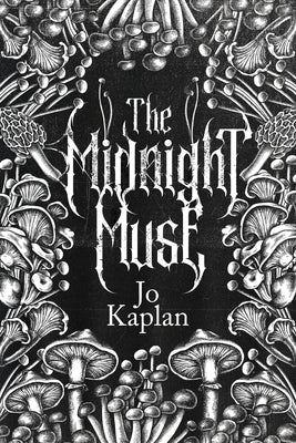 A paperback copy of The Midnight Muse by Clash Books with a dark, artistic cover featuring abstract designs.