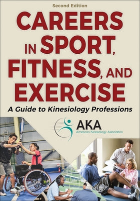 Paperback book titled "Careers in Sport, Fitness, and Exercise" by Human Kinetics Publishers, with a colorful cover design.