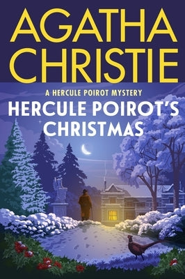 Paperback of Hercule Poirot's Christmas mystery novel by William Morrow & Company, featuring a cover with holiday-themed artwork.