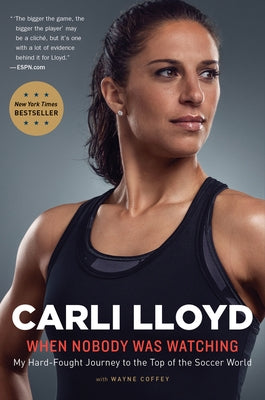 Paperback of "When Nobody Was Watching" by Mariner Books featuring a cover with a soccer ball and a determined athlete on the front.