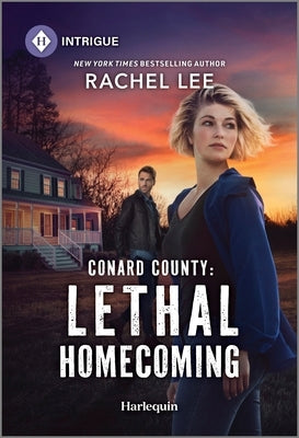Mass market paperback of Conard County: Lethal Homecoming by Harlequin Intrigue, showing the book cover with a suspenseful scene.
