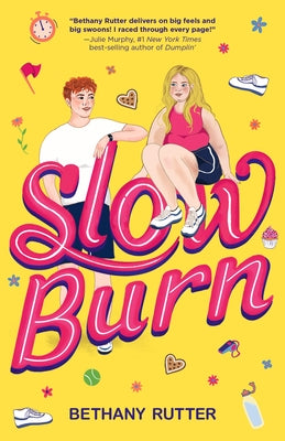 Paperback of "Slow Burn" by Candlewick Press, showing the book cover with artistic design and title text.