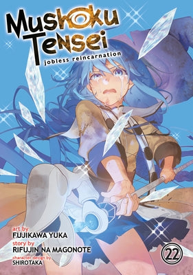 Paperback of Mushoku Tensei: Jobless Reincarnation Volume 22 manga by Seven Seas, showing the front cover with colorful artwork.