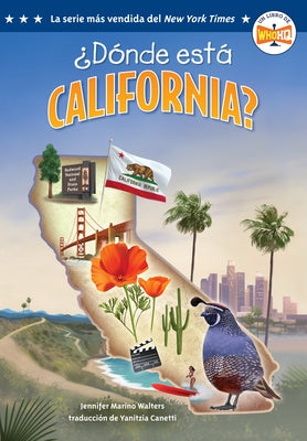 Paperback "¿Dónde Está California?" Spanish edition book by Penguin Workshop, featuring colorful cover art for children.