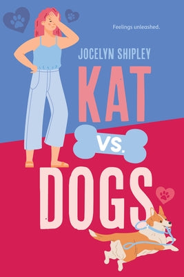 Paperback of "Kat vs. Dogs" by Orca Book Publishers showing the book cover with illustrations of a cat and dogs.