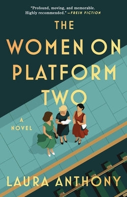 Paperback of The Women on Platform Two by Gallery Books, showing the book cover with artistic design and title text.