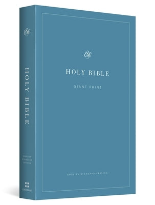 Large-print Crossway ESV Economy Bible in paperback with clear, readable pages and a simple cover design.