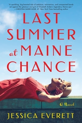 Paperback copy of "Last Summer at Maine Chance" by Sourcebooks Landmark, showing the book cover with title and author details.