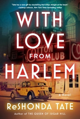 Paperback of "With Love from Harlem: A Novel of Hazel Scott" by William Morrow & Company, showing the book cover with title and author's name.
