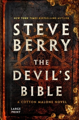 Paperback of The Devil's Bible: A Cotton Malone Novel by Grand Central Publishing, featuring the book cover with dark and mysterious artwork.