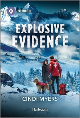 Mass market paperback of Explosive Evidence by Harlequin Intrigue featuring a mysterious cover design.