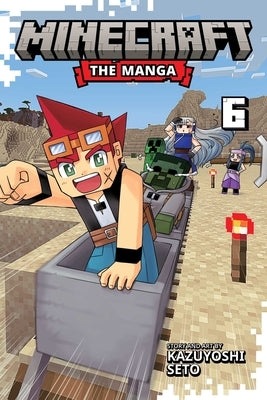 Paperback of Minecraft: The Manga, Vol. 6 by Viz Media featuring colorful cover art with characters from the Minecraft universe.