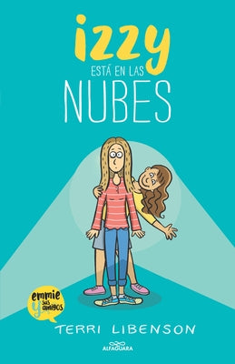 Paperback of "Izzy Está En Las Nubes" by Alfaguara Infantil, featuring colorful clouds and whimsical illustrations on the cover.
