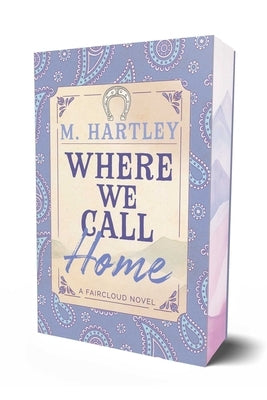 Paperback copy of "Where We Call Home" by Page & Vine, showing the book cover with title and author details.