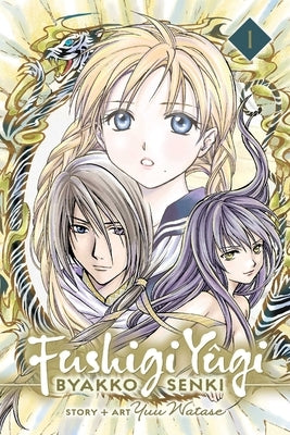 Paperback of Fushigi Yûgi: Byakko Senki Vol. 1 manga by Viz Media, featuring the front cover with colorful character artwork.