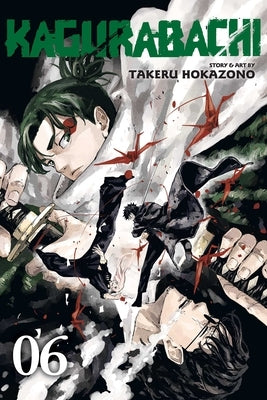 Paperback of Kagurabachi, Vol. 6 manga by Viz Media showing the cover with vibrant artwork and Japanese characters.