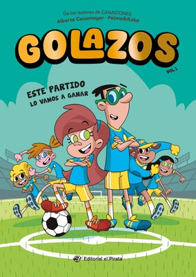 Paperback of "Estamos Vamos a Ganar Este Partido" Spanish football book for kids 8-12, featuring colorful team illustrations.
