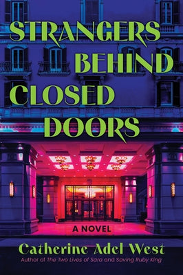Paperback of "Strangers Behind Closed Doors" by Park Row showing the front cover with title and author text.