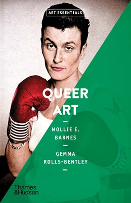 Paperback art book titled Queer Art from Thames & Hudson, featuring diverse LGBTQ+ artwork on the cover.