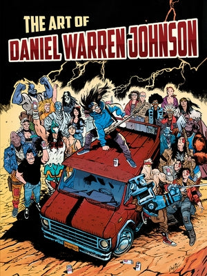Paperback comic book titled "The Art of Daniel Warren Johnson" published by Flesk Publications, featuring cover art and pages.