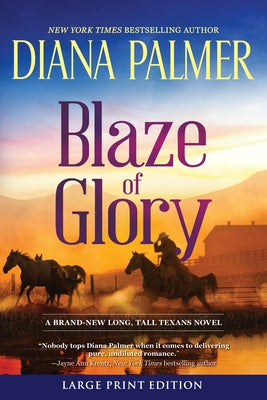 Paperback "Blaze of Glory" novel by Mira Books, featuring a colorful cover with flames and dramatic artwork.