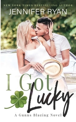 Paperback titled "I Got Lucky" by Jennifer Ryan, showing the book cover with colorful design and title text.