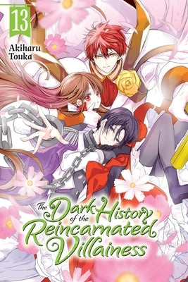 Paperback of The Dark History of the Reincarnated Villainess, Vol. 13 by Yen Press, featuring cover art with dark fantasy themes.