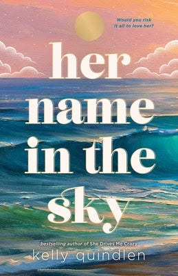 Paperback of "Her Name in the Sky" by Roaring Brook Press, featuring a colorful, illustrated cover with sky and star designs.