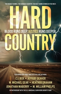 Hard Country paperback book by Hat Creek featuring a rugged western cover with cowboy and desert landscape artwork.
