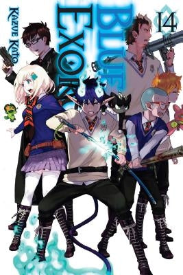 Blue Exorcist Vol. 14 paperback comic book by Viz Media with colorful cover art featuring characters from the series.