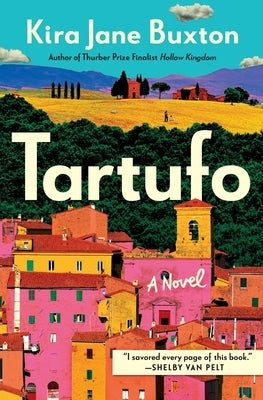 Paperback Tartufo novel by Grand Central Publishing, featuring a close-up of the book cover with artistic design elements.