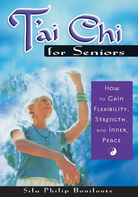 Paperback book titled "T'ai Chi for Seniors" by New Page Books, showing a cover with seniors practicing T'ai Chi outdoors.