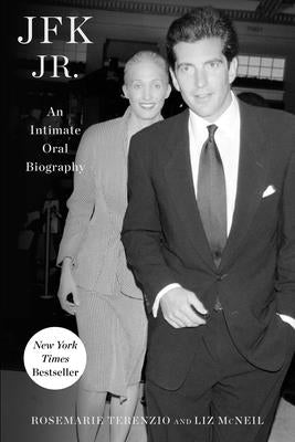 Paperback of JFK Jr.: An Intimate Oral Biography by Gallery Books, showing the book cover with a portrait of JFK Jr.