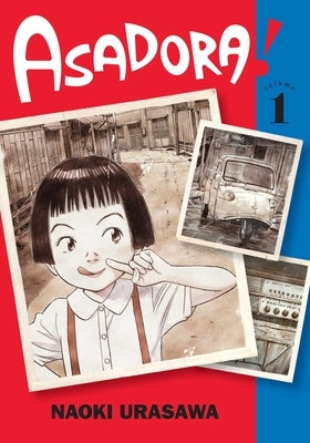 Paperback of Asadora! Vol. 1 manga by Viz Media featuring colorful cover art with Japanese characters and vibrant illustrations.